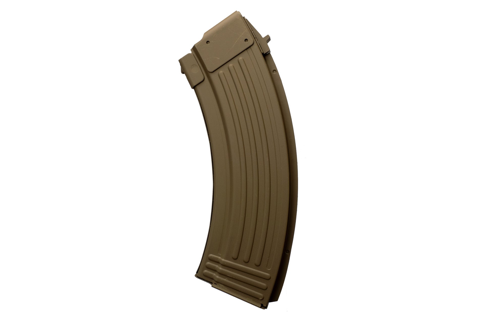 Global Ordnance AK-47 30rd Steel 7.62×39 Magazine – FDE