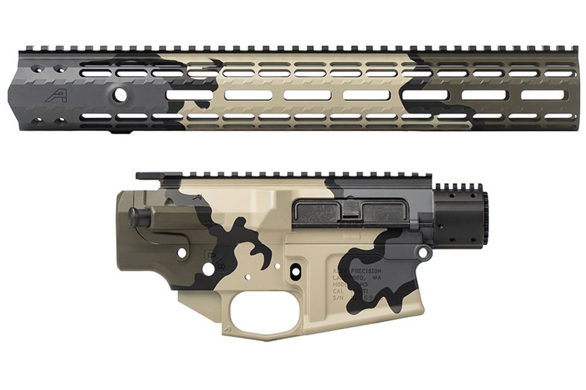Aero Precision M5E1 Builder Set w/ 15" Enhanced M-LOK Handguard - EYD Highland Verde