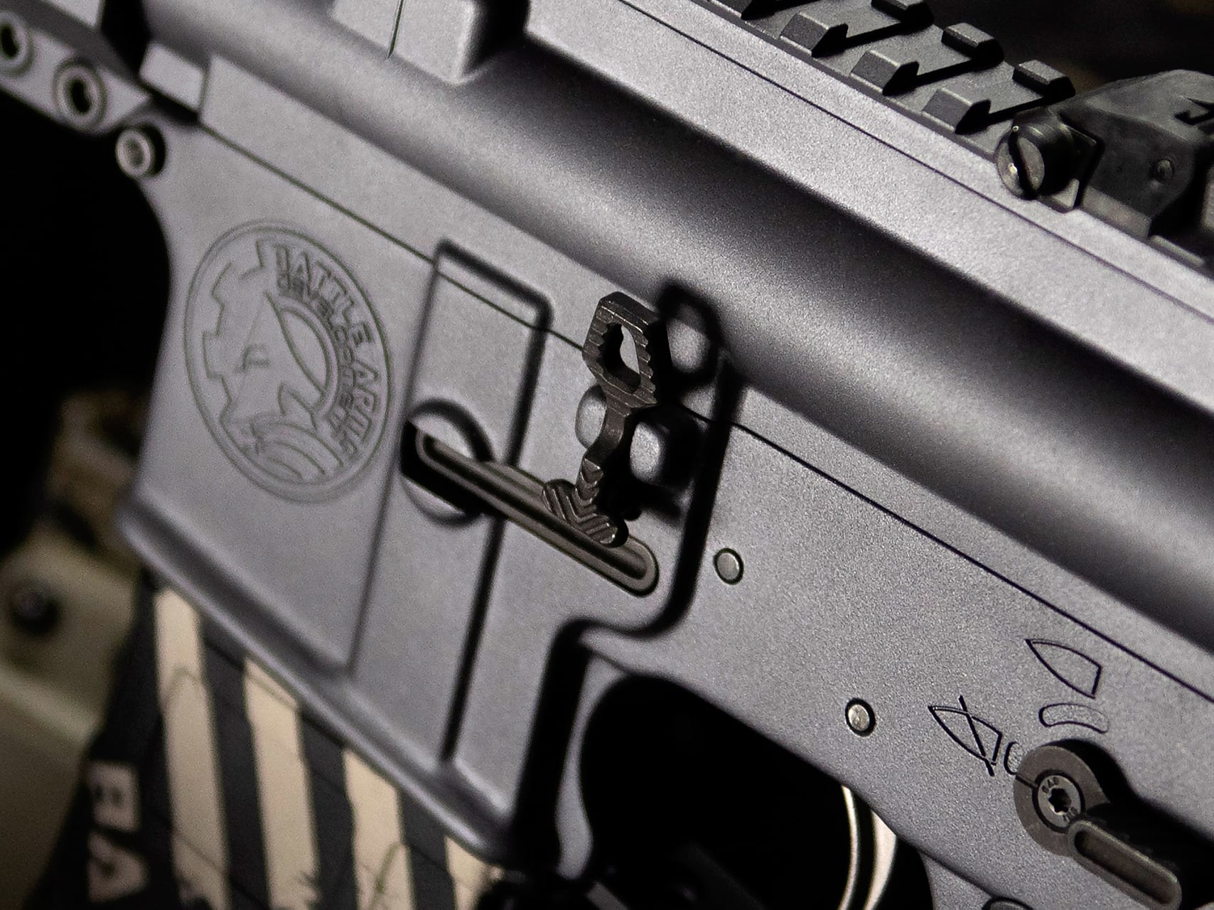 Battle Arms Investment Cast Enhanced Bolt Catch AR15