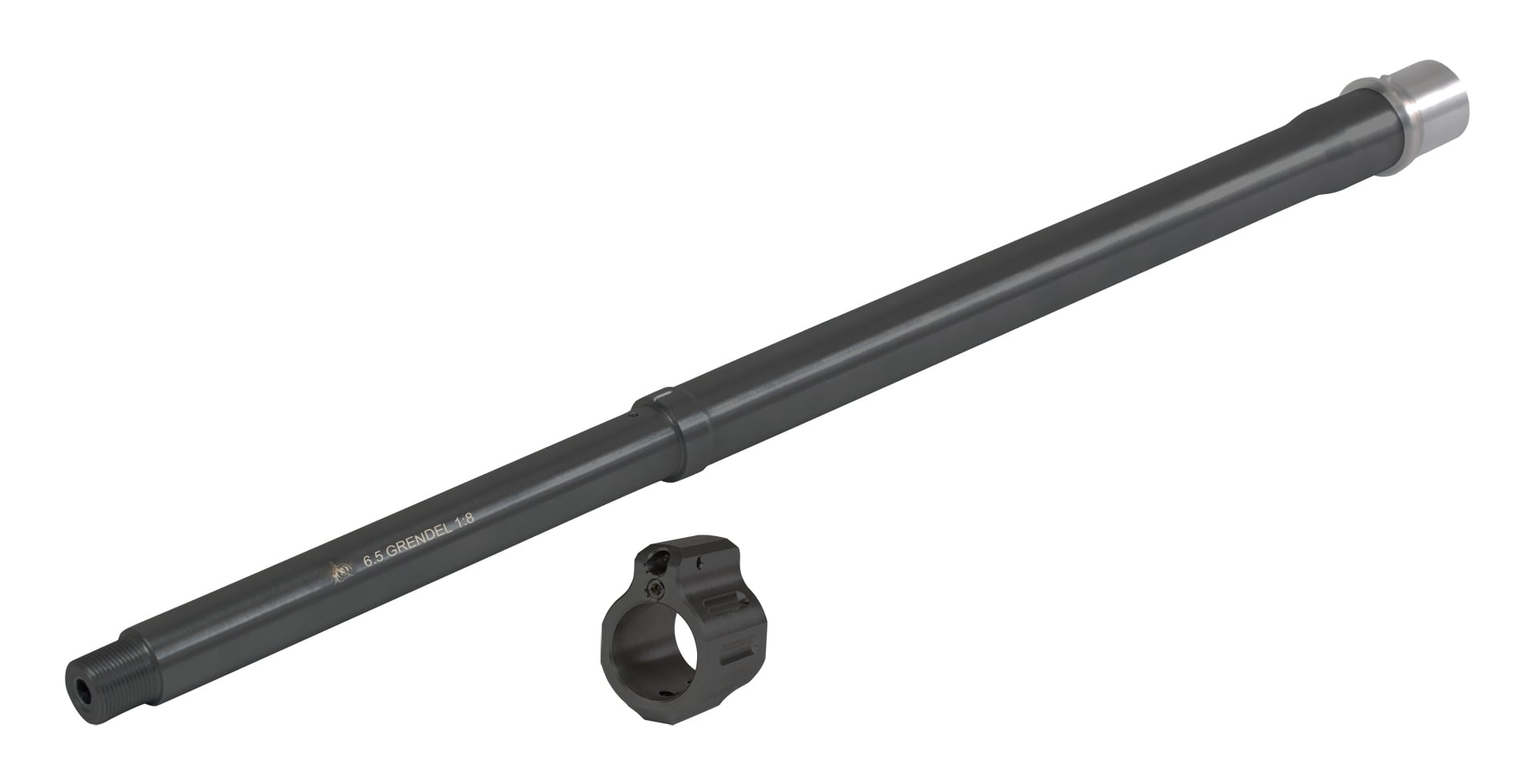 ODIN Works 18" 6.5 Grendel / LBC Intermediate DMR Stainless Steel Barrel w/ FREE tunable GB - Black Nitride 1:8 Twist