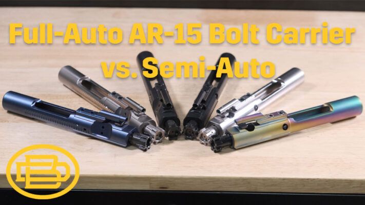 Full-Auto AR-15 Bolt Carrier vs. Semi-Auto