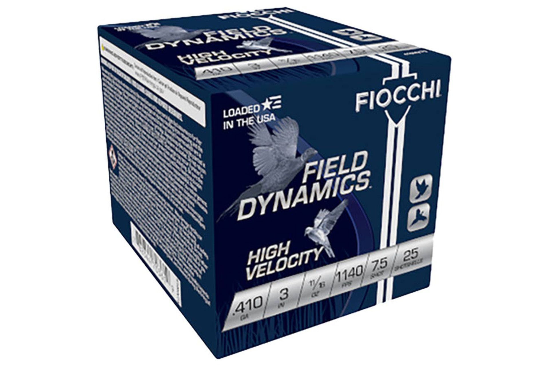 Fiocchi 410HV6 Field Dynamics High Velocity 410 Gauge 3" 11/16 oz 6 Shot Shotgun Ammo - 25 Rounds