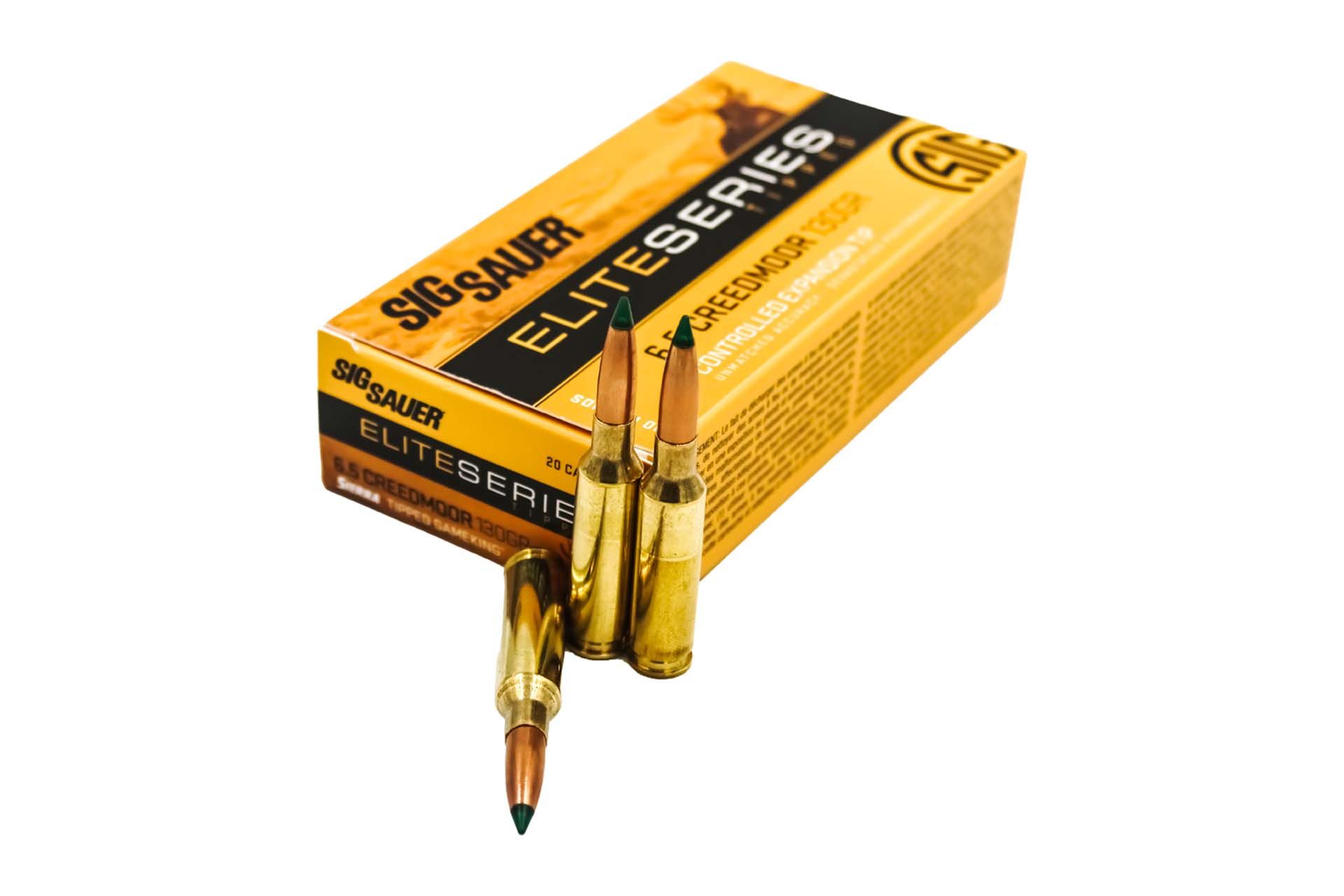 SIG Sauer Elite Hunting Tipped 130 GR 6.5 Creedmoor Ammunition - 20 rounds