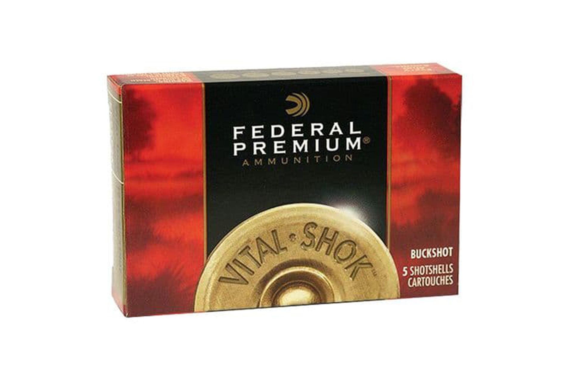 Federal P15800 Premium Buckshot 12Gauge 3" 1 7/8oz 00BuckShot 5 Per Box/50 Case