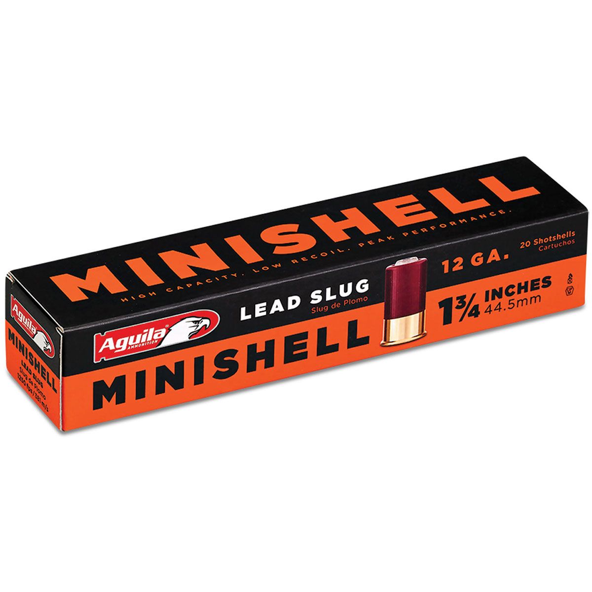 Aguila Ammunition Minishell 12Ga 1.75" Lead Slug Shotgun Ammo - 20 Rounds