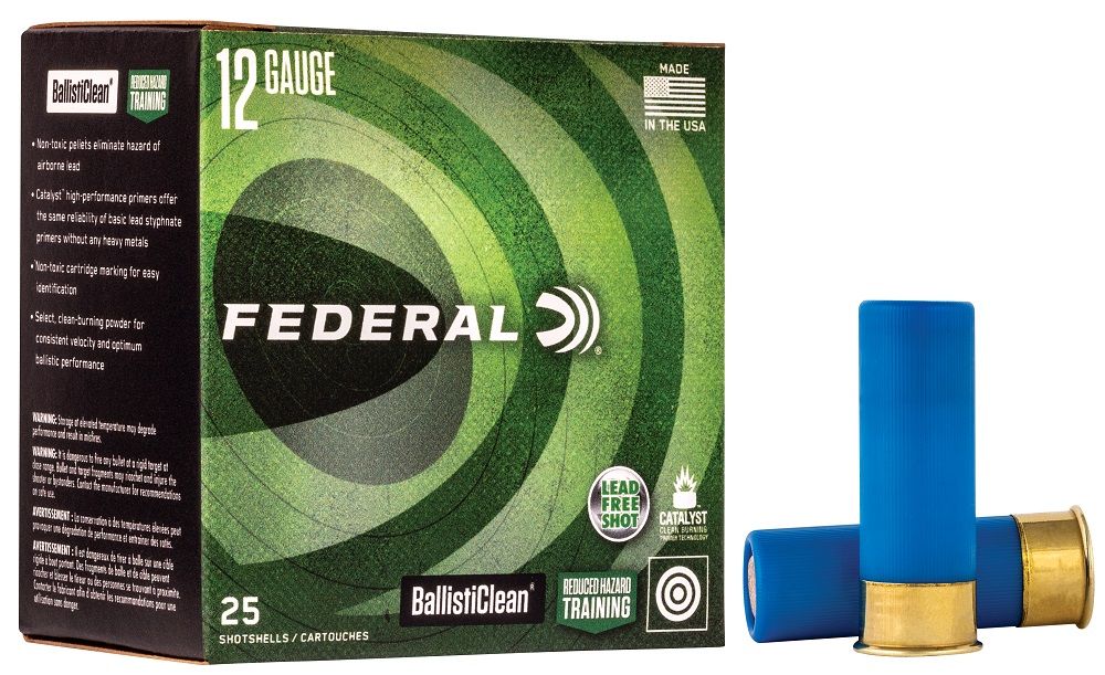 Federal BC127RS BallistiClean 12 Gauge Slug Shot Shotgun Ammo - 25 Rounds