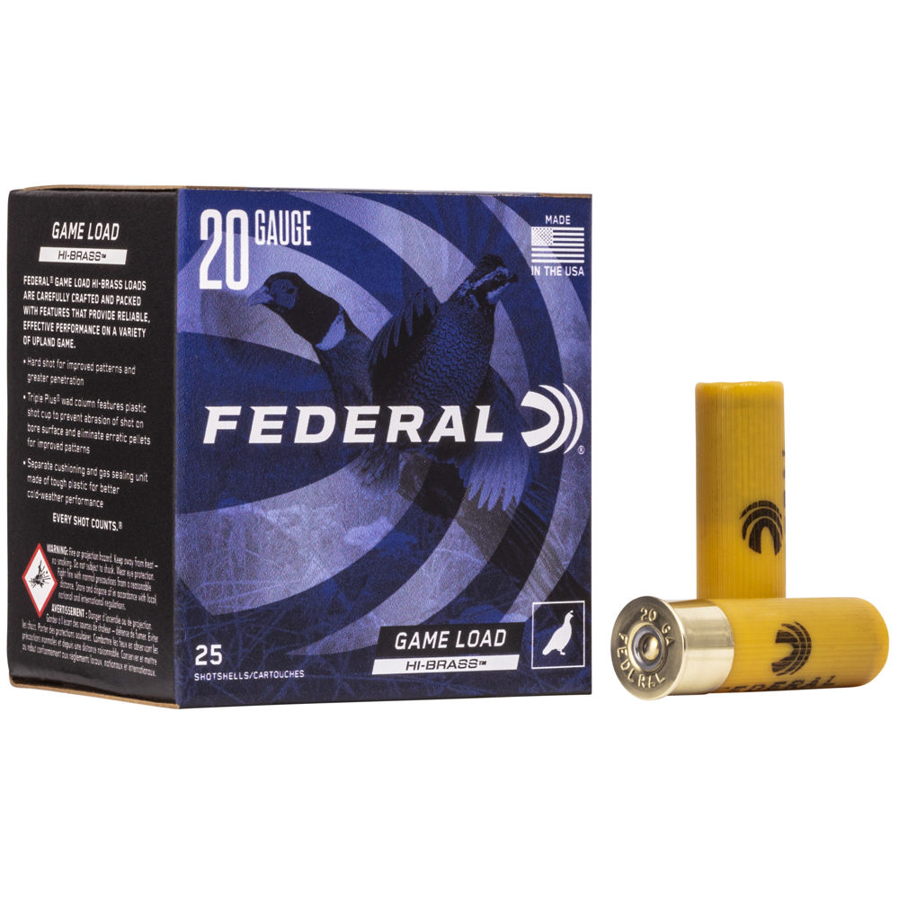 federal 20 Gauge Brass – 25rd