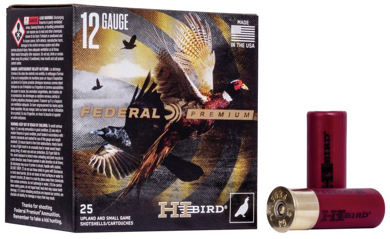 Federal Ammunition Hi-Bird 12 Gauge 2.75" #7.5 1 1/4 oz Shot Shotgun Ammo - 25 Rounds
