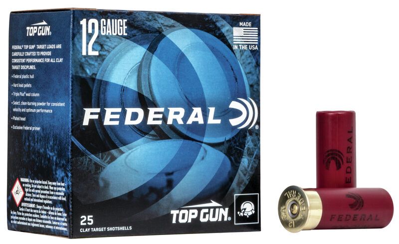 Federal Top Gun 12 Gauge 2.75" #8 1 1/8 oz Shotgun Ammo - 25 Rounds