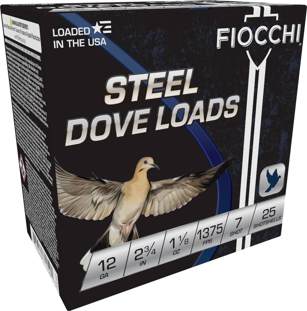 Fiocchi 12DLS187 Field Dynamics 12 Gauge 2.75" 1 1/8 oz 7 Shot Shotgun Ammo - 25 Rounds