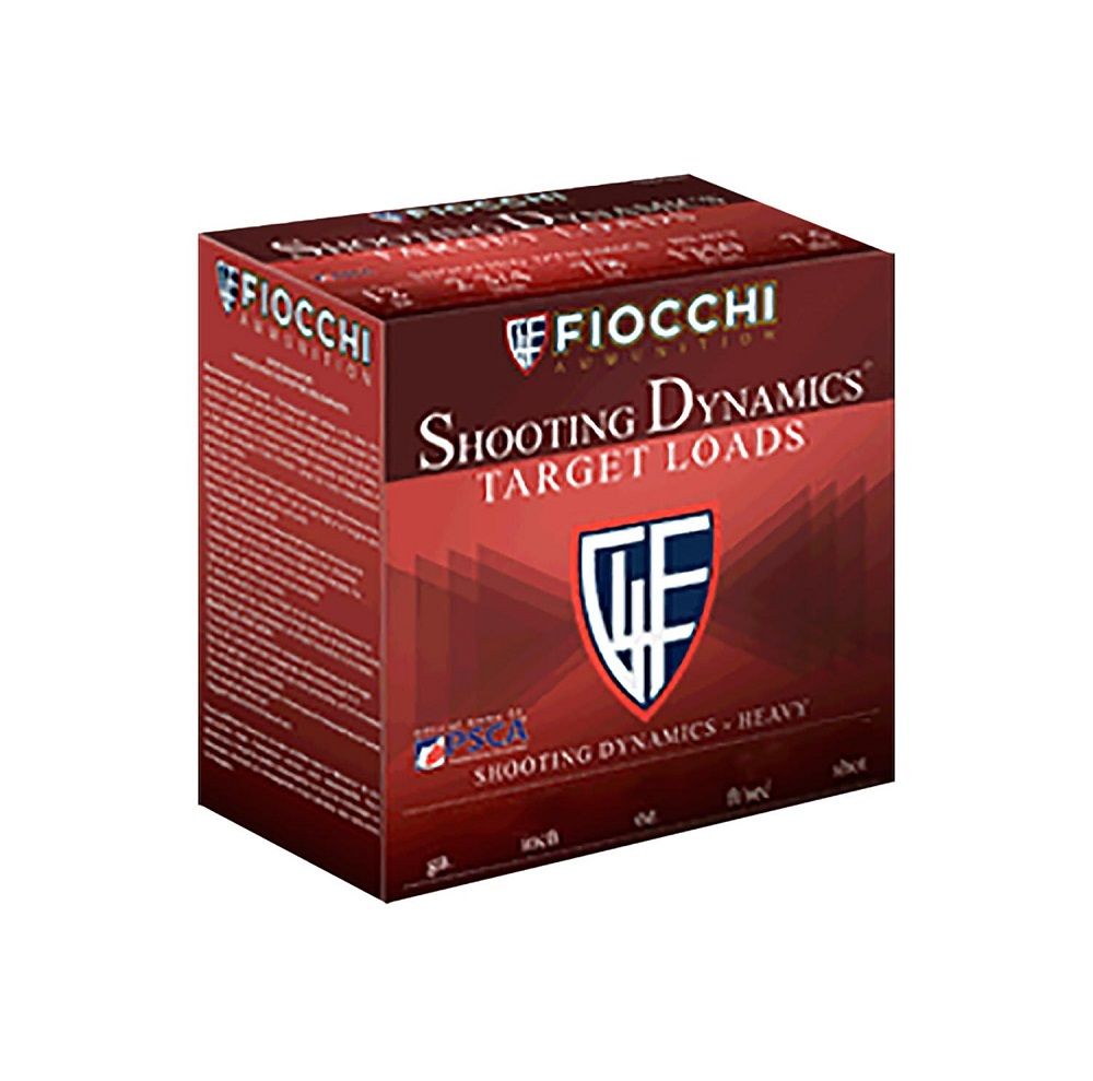 Fiocchi 12SDHV8 Shooting Dynamics Target Load 12 Gauge 2.75" 1 1/8 oz 8 Shot Shotgun Ammo - 25 Rounds