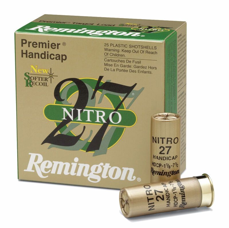 Remington Ammunition 20224 Premier Nitro 27 12 Gauge 2.75" 1 1/8 oz 8 Shot Shotgun Ammo - 25 Rounds