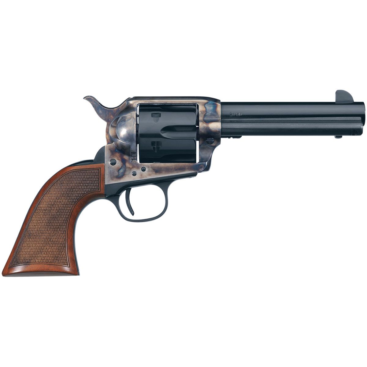 Uberti 345173 1873 Cattleman El Patron 4.75" 357 Magnum Revolver - Case Hardened, 4.75" Barrel, 6 Rounds