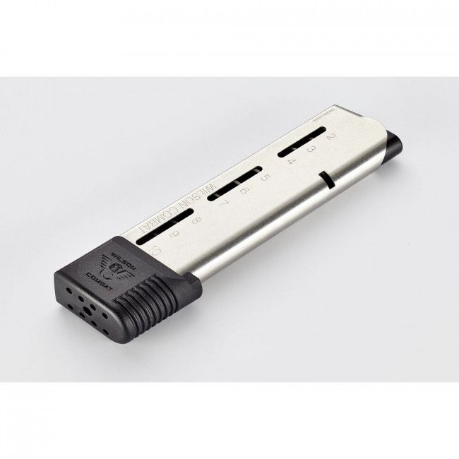 Wilson Elite Tactical 1911 Magazine .45 ACP - 10 RD - Silver - Full-Size