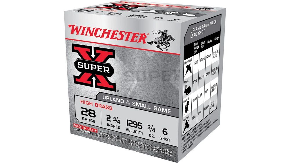 WINCHESTER 28GA 2-3/4" 3/4OZ #9SHOT Shotgun Ammo - 25 Rounds