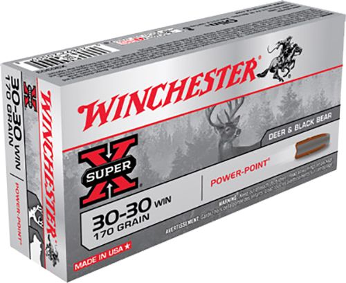 Winchester Ammo X30303 Super-X 30-30 Win 170 gr Power-Point (PP) Rifle Ammo - 20 Rounds