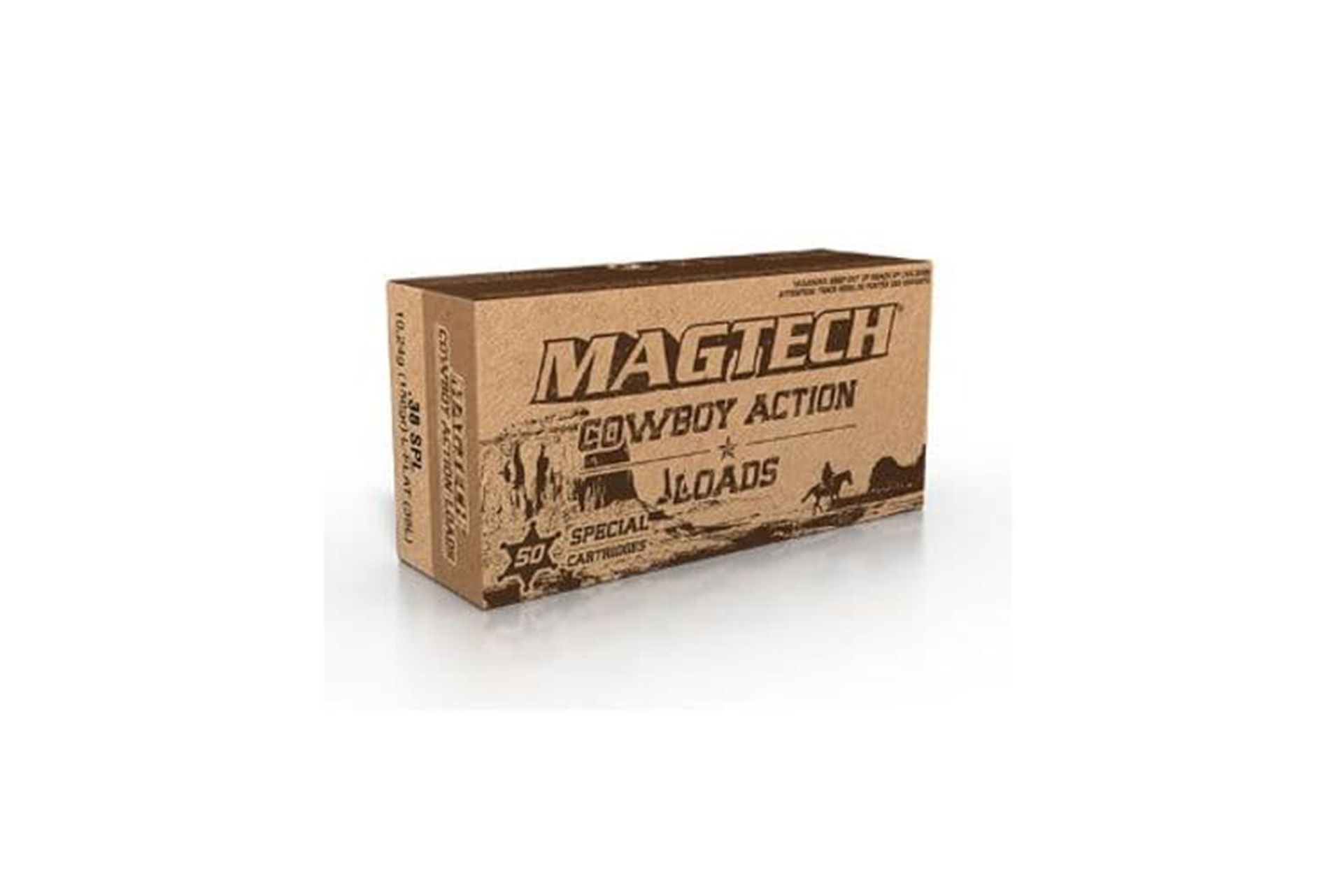 Magtech 38L Cowboy Action 38 Special 158 gr Lead Flat Nose Handgun Ammo - 50 Rounds
