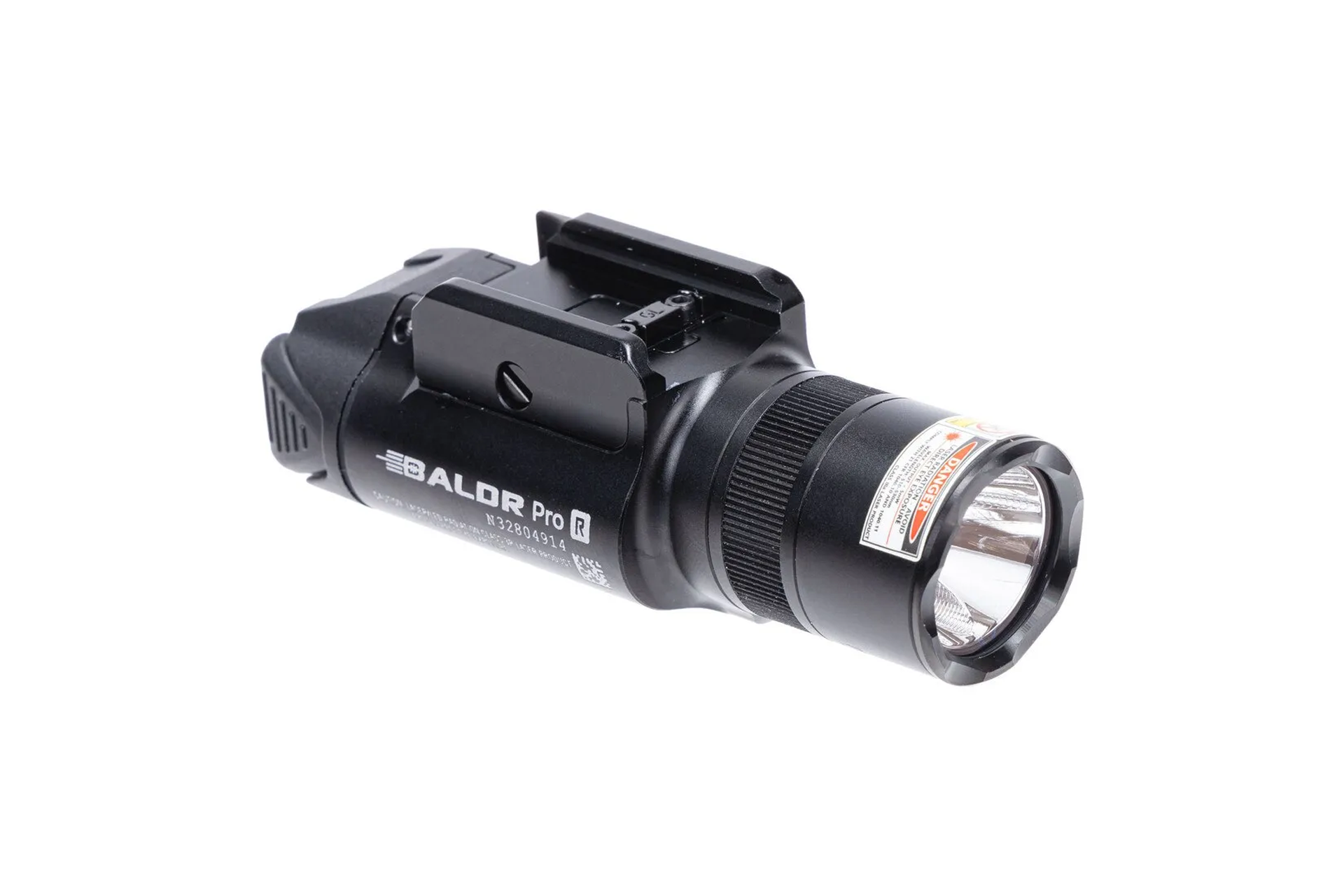 Olight Baldr Pro R 1350 Lumen Rechargeable Weapon Light and Green Laser Sight - Black