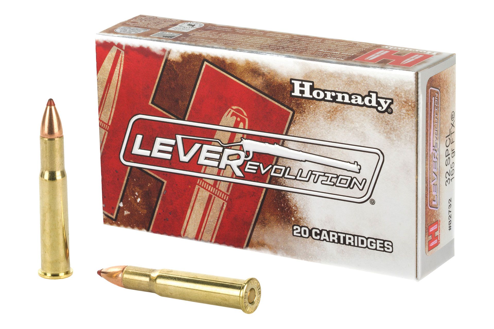 Hornady LEVERevolution .32 Winchester Special 165 Grain Flex Tip eXpanding Centerfire Rifle Ammunition