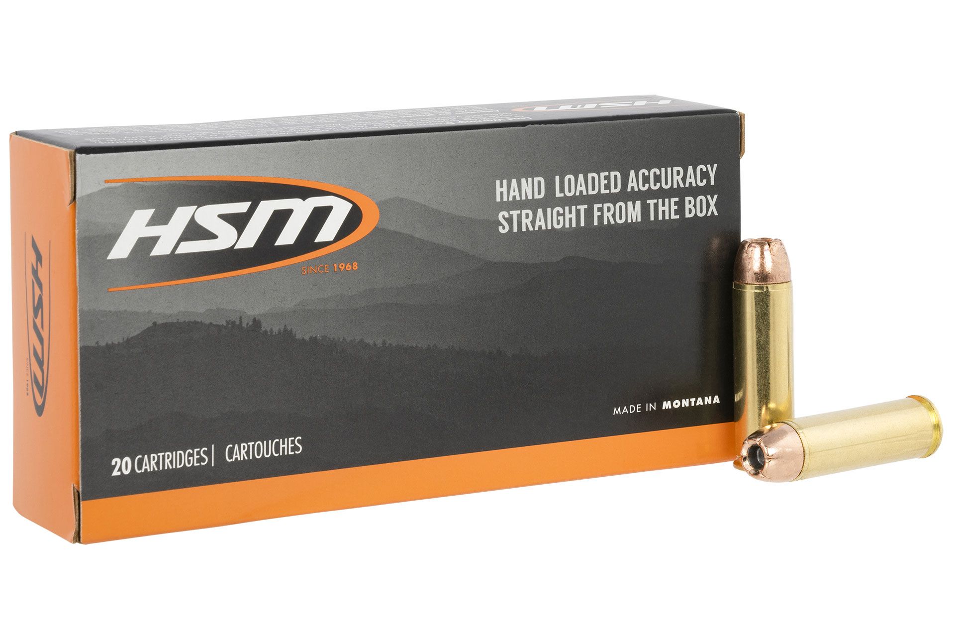 HSM 500SW1N Classic 500 S&W Mag 350 gr Jacketed Hollow Point (JHP) Handgun Ammo - 20 Rounds