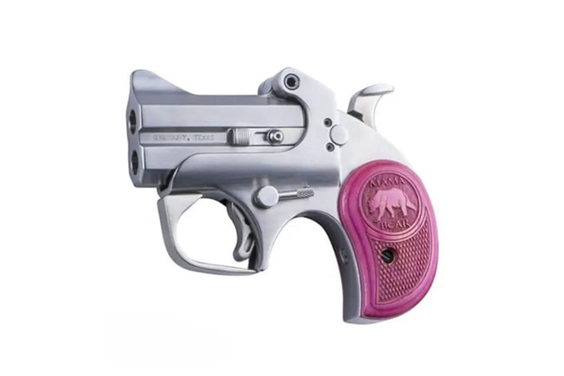 MAMA BEAR 357MAG/38SP SS 2.5" PINK BEAR GRIPS 357 Magnum | 38 Special