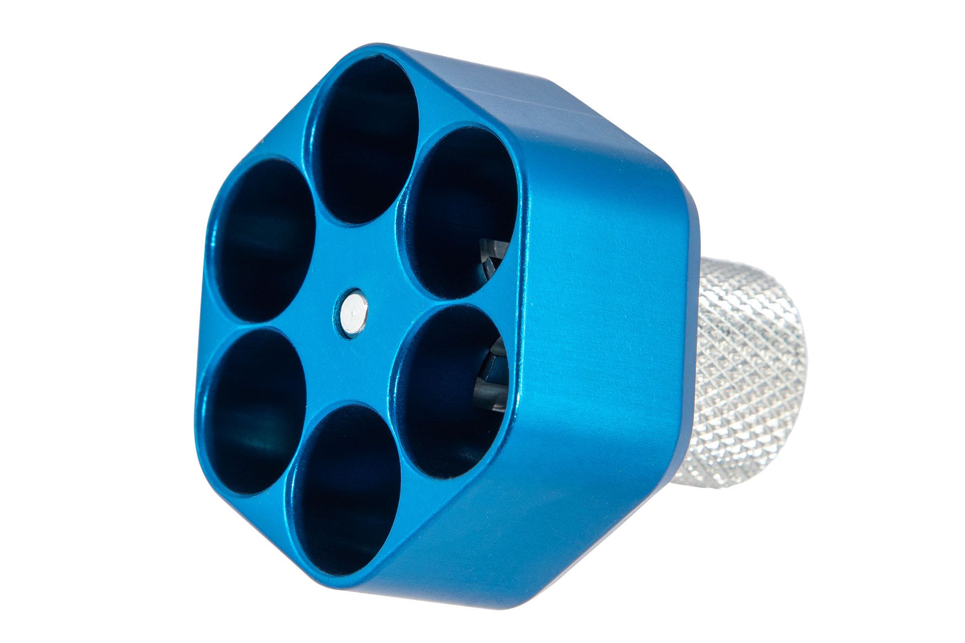 Pachmayr 02655 Competition Speedloader 111137  Made of Aluminum with Blue Finish for S&W N Frame Holds up to 6rds