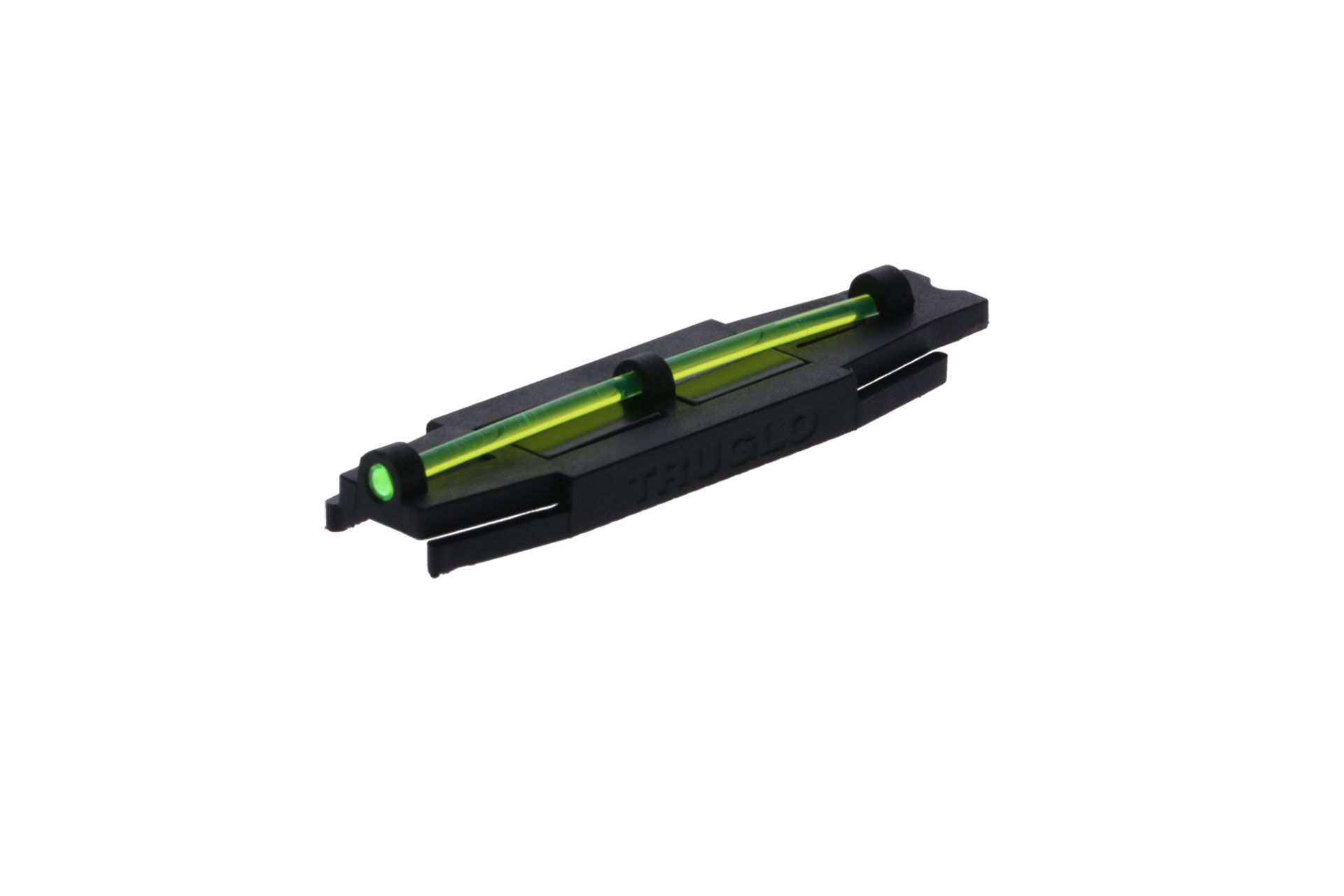 TRUGLO, Glo Dot, Xtreme, Universal Vent Rib Shotgun Sight, Matte Finish, Black Housing, Green Fiber