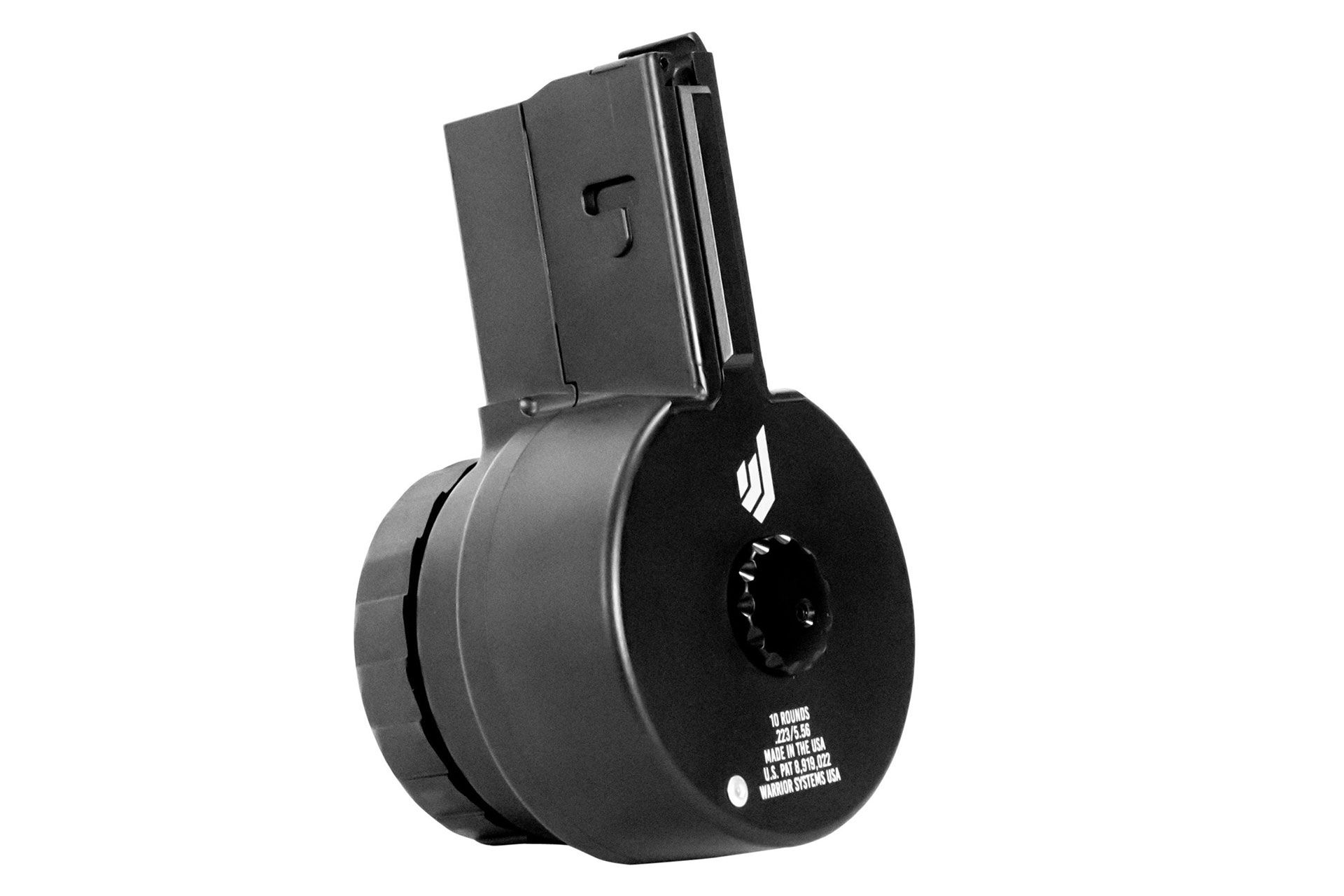 warrior-systems-ar-15-5-56-45mm-10-round-drum-magazine-black-1