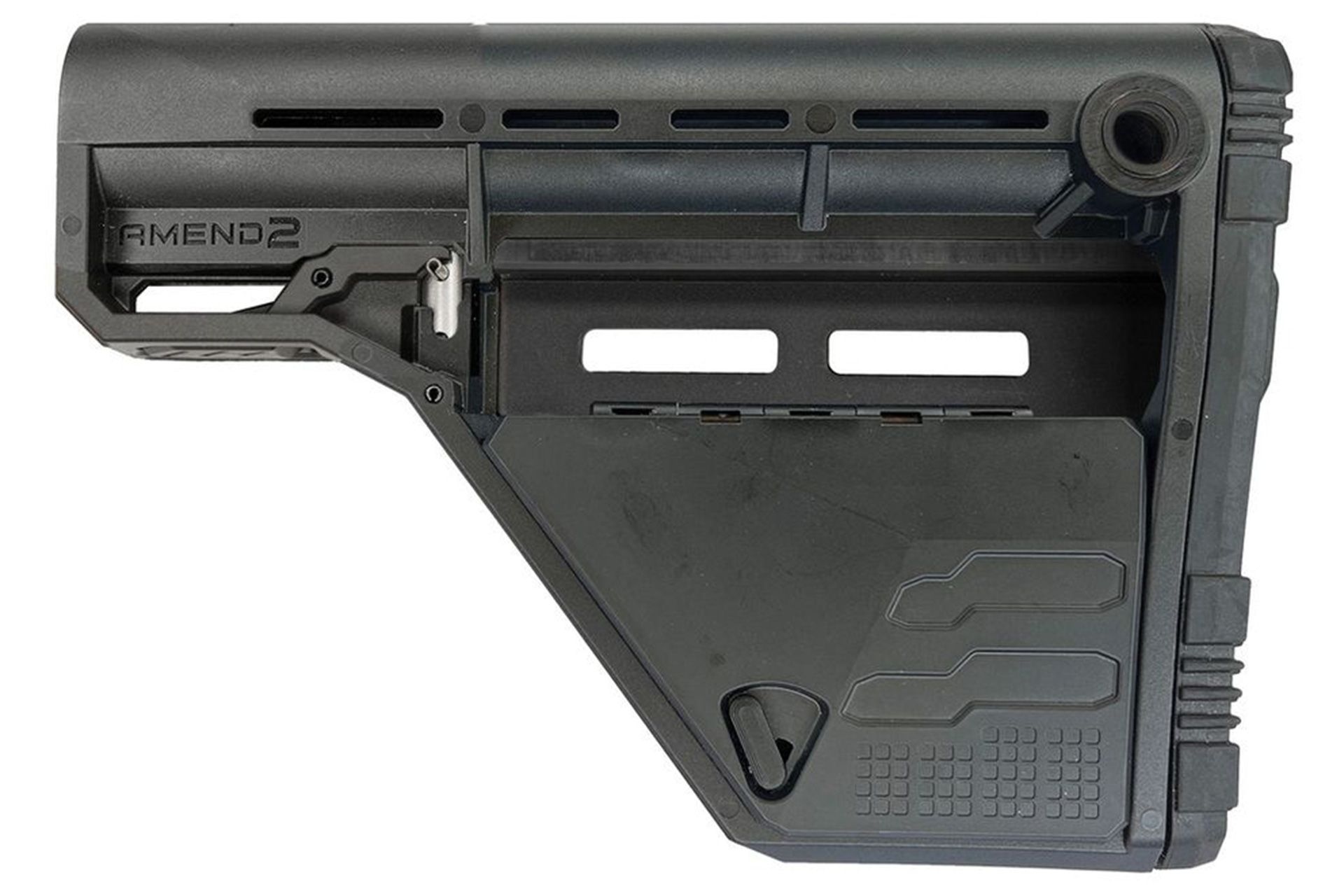 Amend2 AMS Modular Mil-Spec Carbine Black Stock Lower Storage Only Storage Lite Model