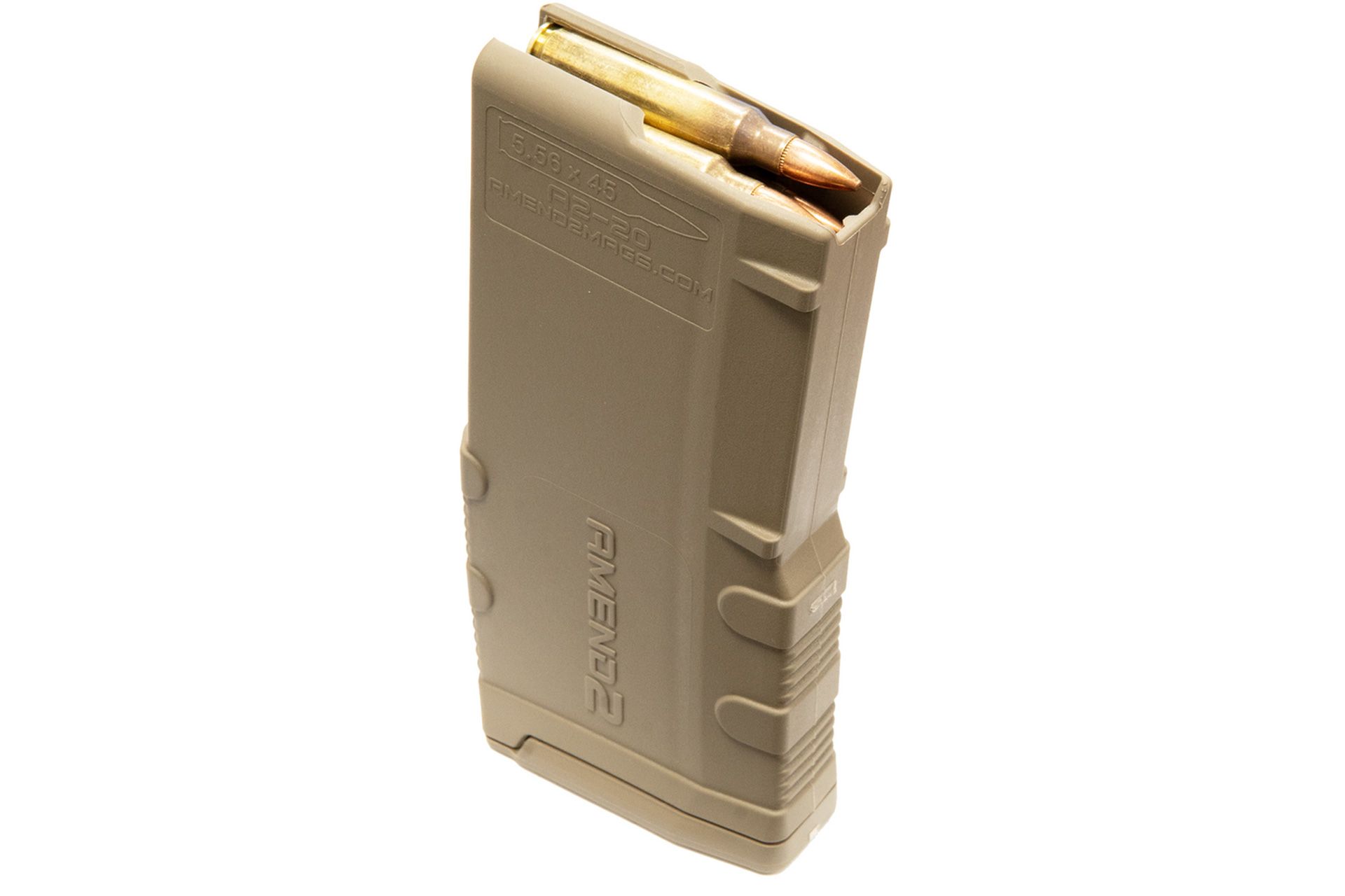 Amend2 AR-15/M4/M16 5.56x45mm NATO/.223 Remington Mod-2 Flat Dark Earth 20-Round Magazine