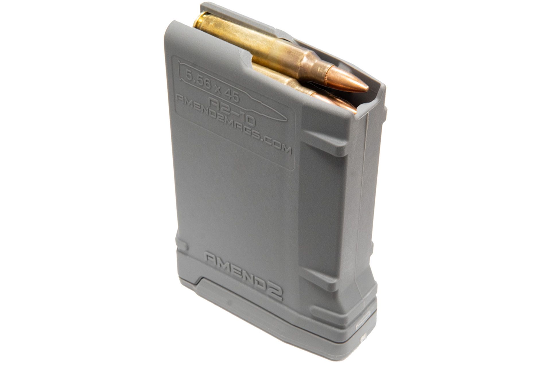 Amend2 AR-15/M4/M16 5.56x45mm NATO/.223 Remington Mod-2 Gray 10-Round Magazine