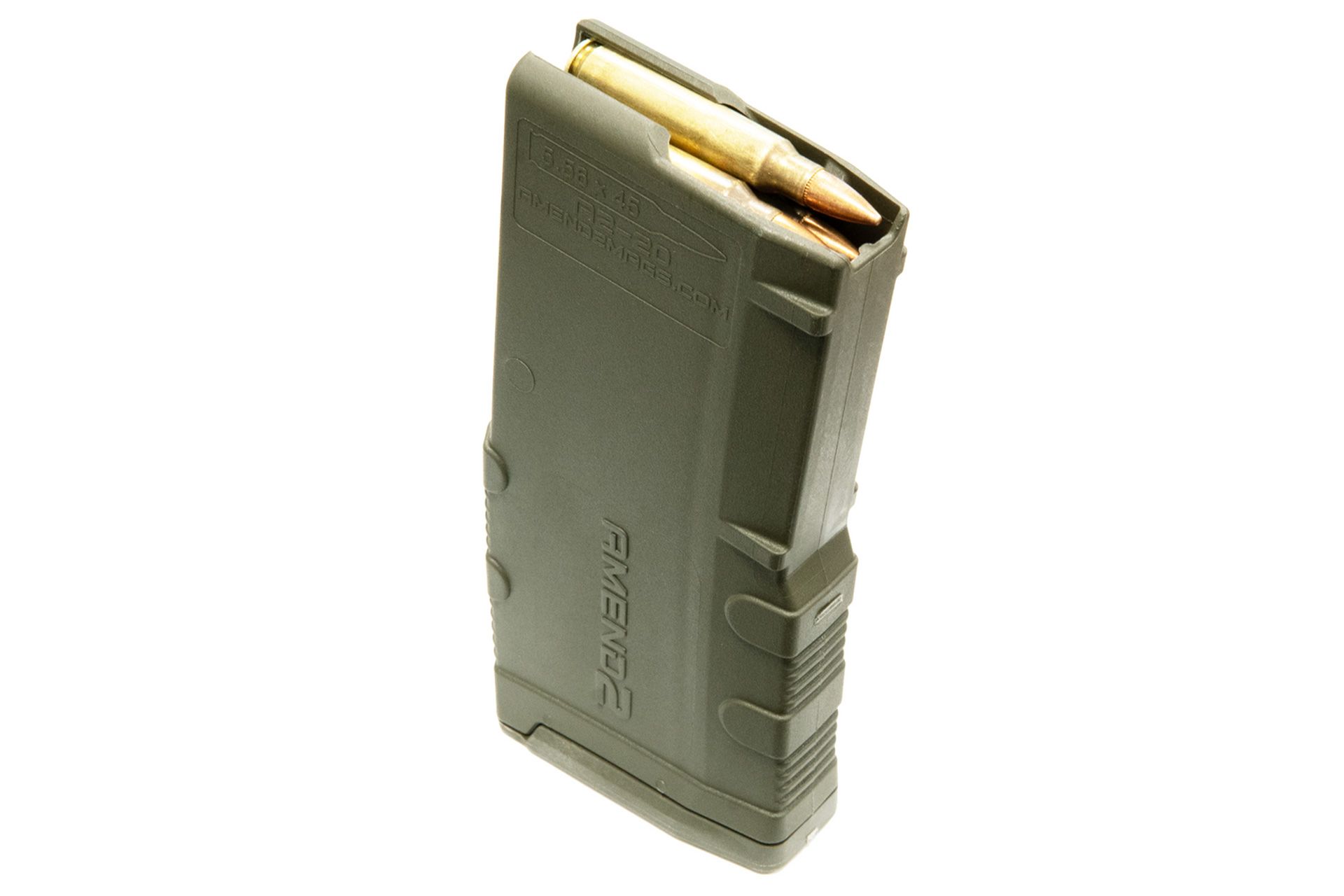 Amend2 AR-15/M4/M16 5.56x45mm NATO/.223 Remington Mod-2 Olive Drab Green 20-Round Magazine
