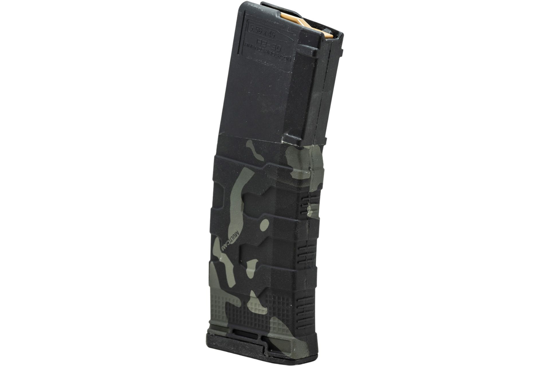 Amend2 AR-15/M4/M16 5.56x45mm NATO/.223 Remington Mod-3 Black Hydro Dipped Multicam Black 30-Round Magazine