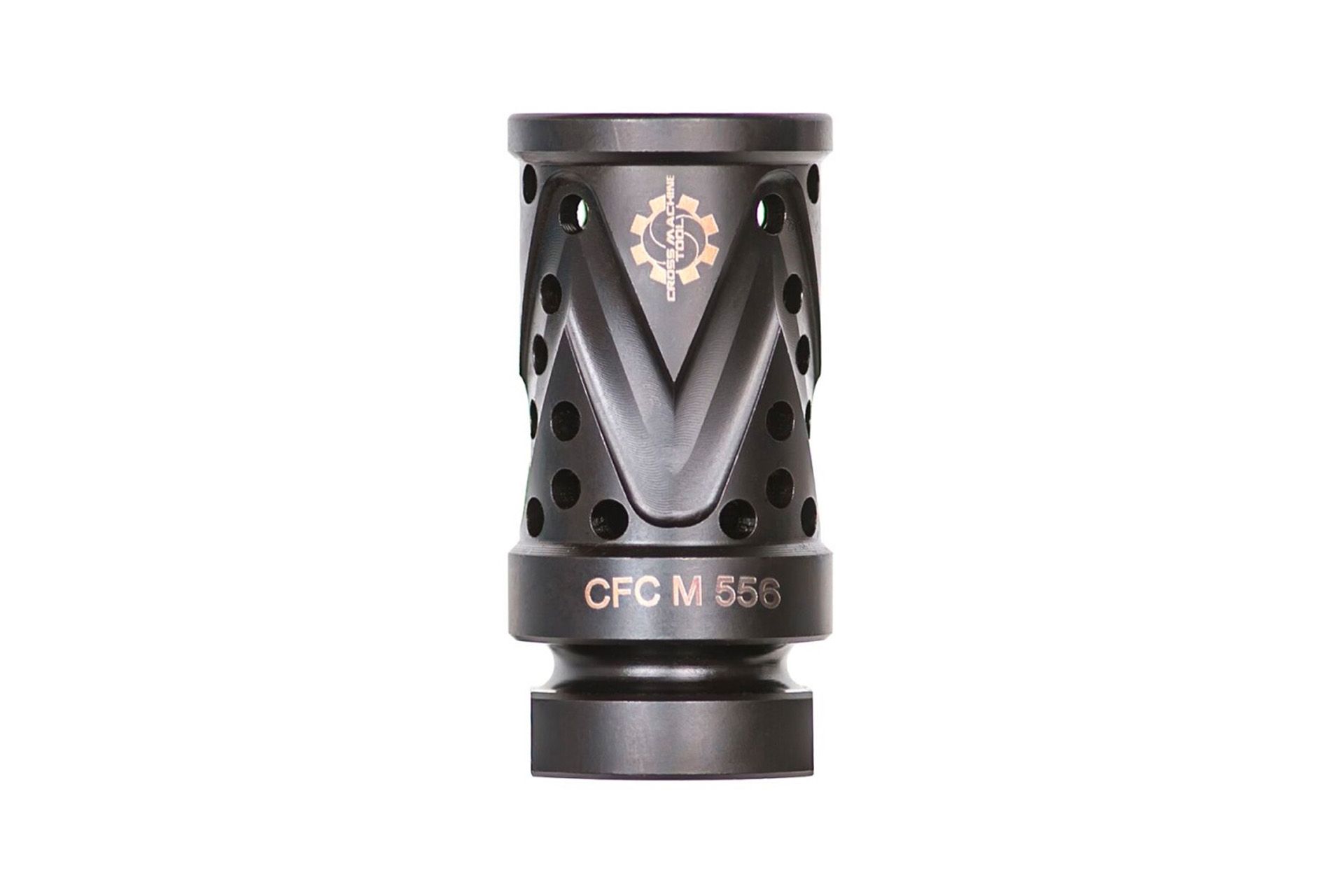 Cross Machine Tool 5.56 Mini Tactical Combat Flash Compensator - 1/2-28