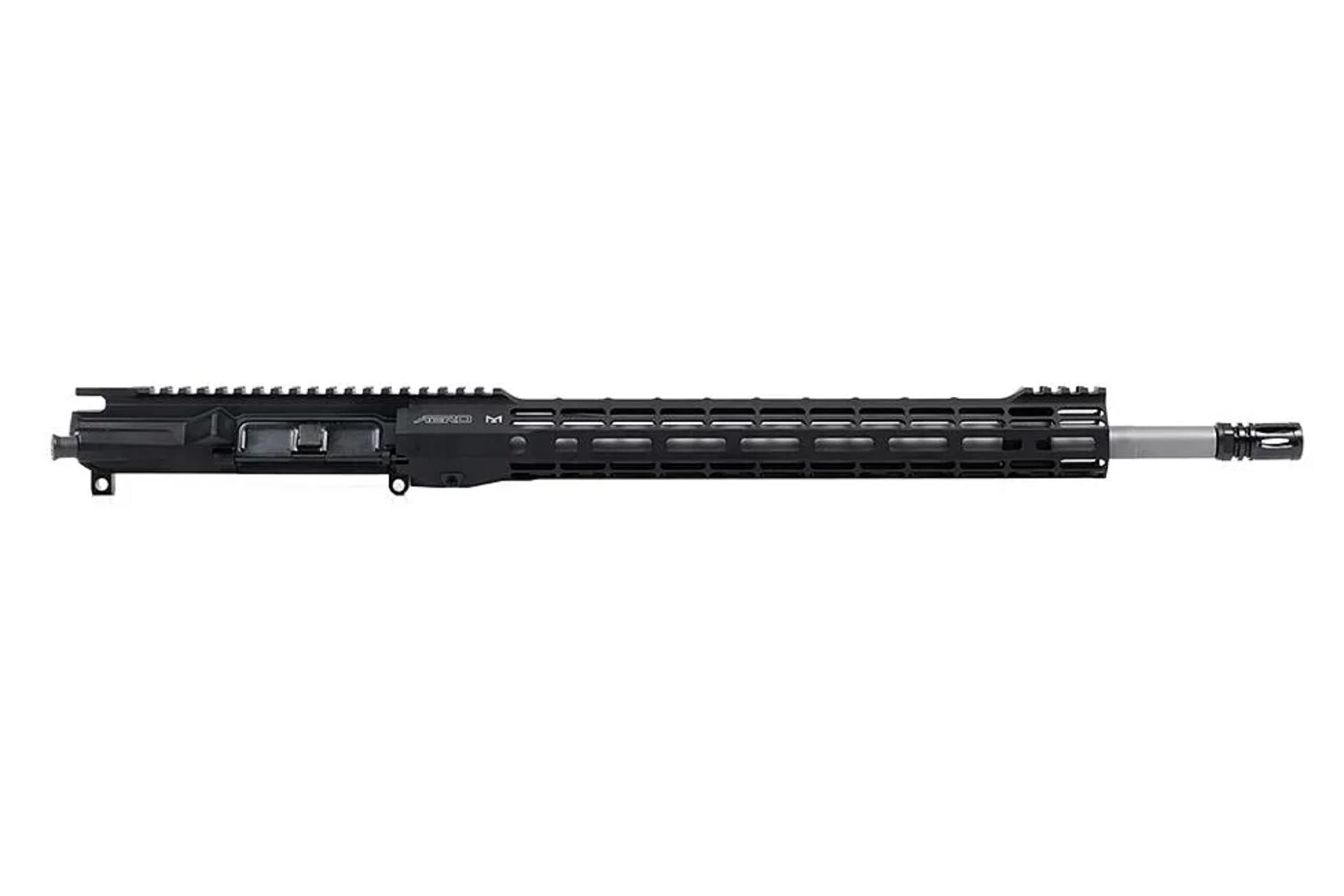 M4E1 Threaded Complete Upper, 18" 6.5 Grendel SS Barrel ATLAS S-ONE 15" M-LOK HG - Anodized Black