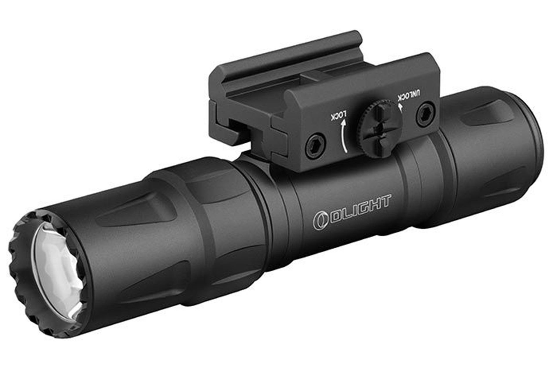 Olight Odin S Picatinny Matte Black 1,500 Lumens Tactical LED Flashlight With Picatinny Mount