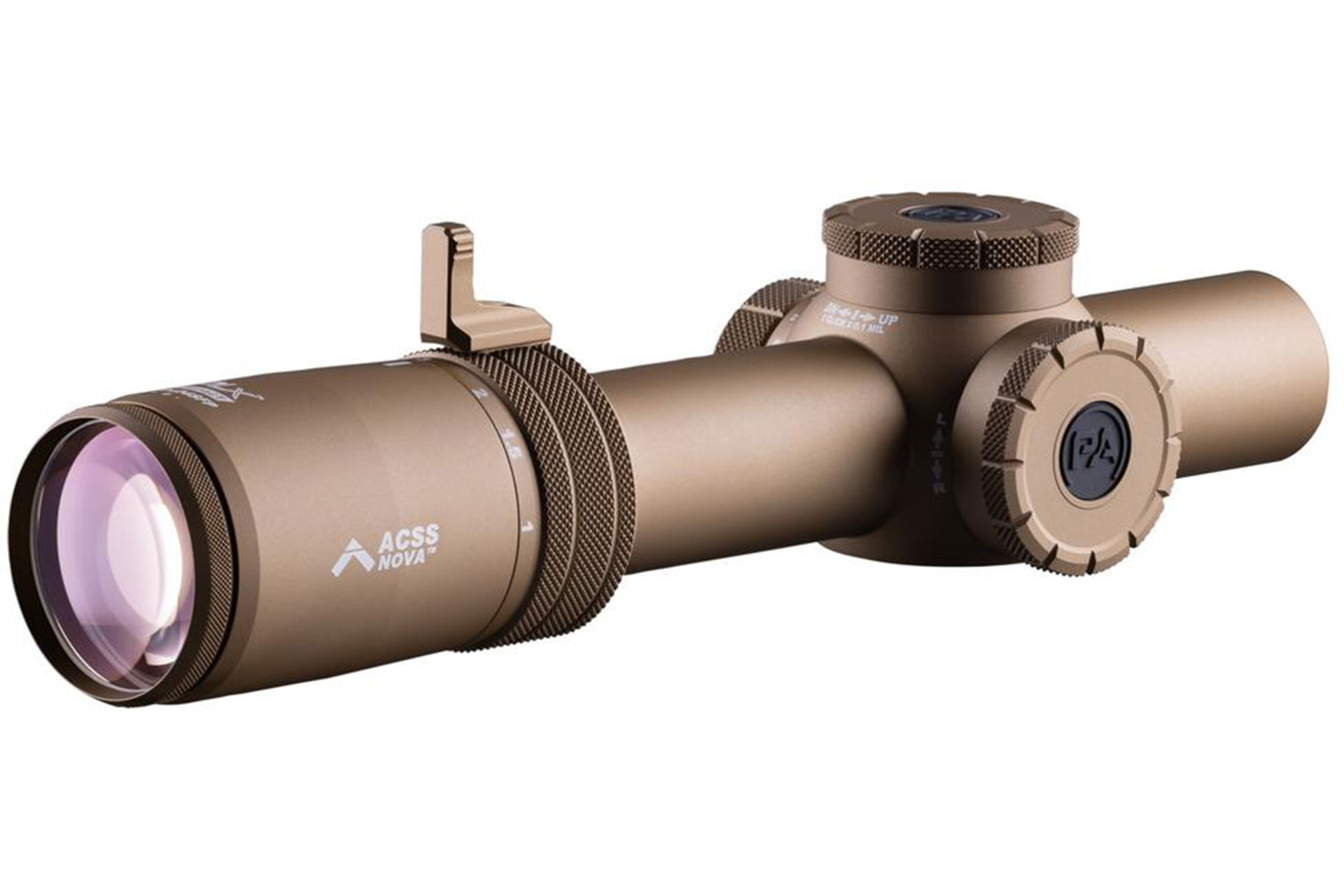 Primary Arms Primary Arms Compact PLx-1-8X24mm SFP Rifle Scope - Illuminated ACSS Nova 5.56/.308 Fiber Wire Reticle - Flat Dark Earth