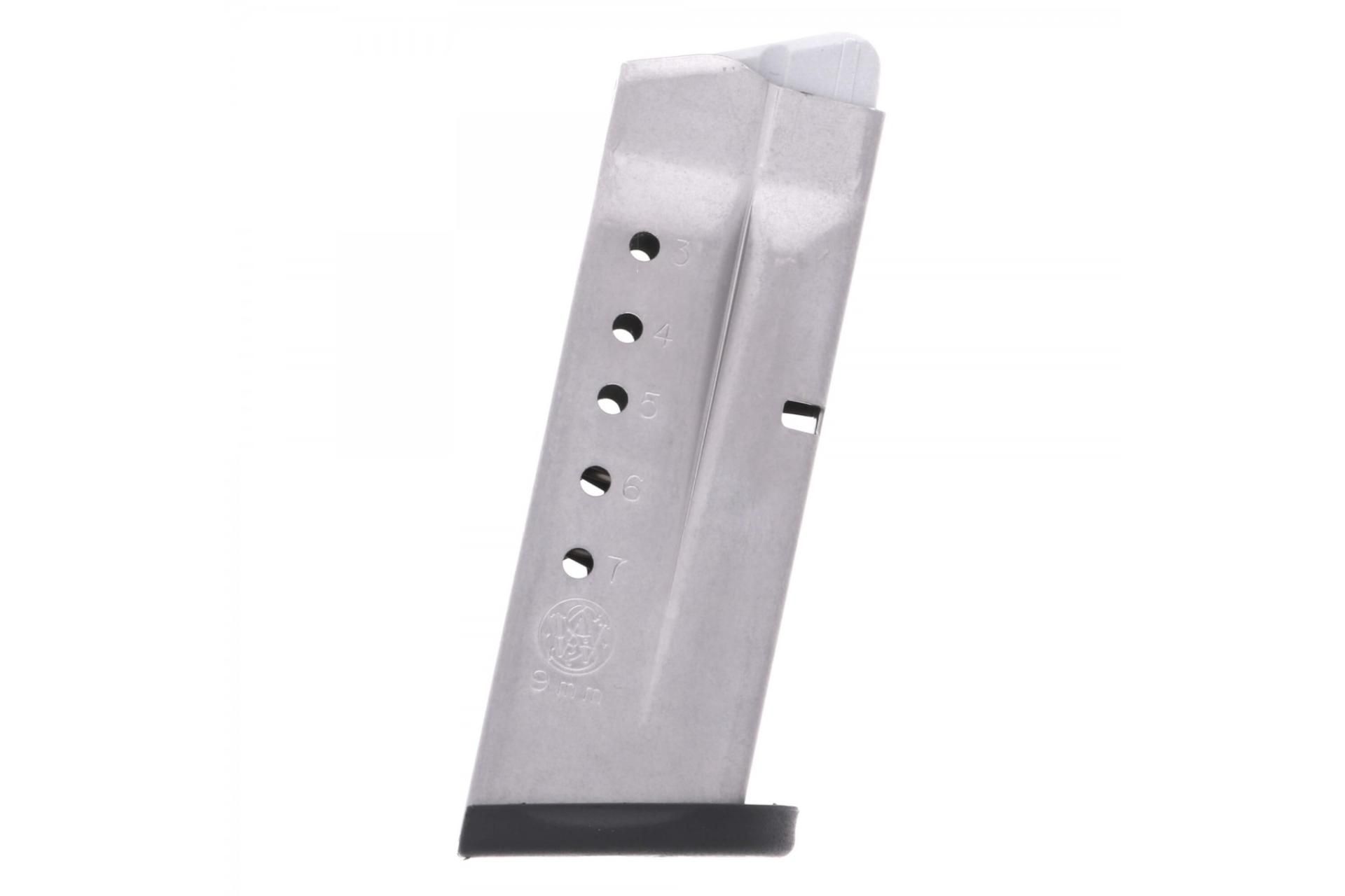 Smith & Wesson 199350000 OEM Stainless Detachable 7rd for 9mm Luger S&W M&P Shield