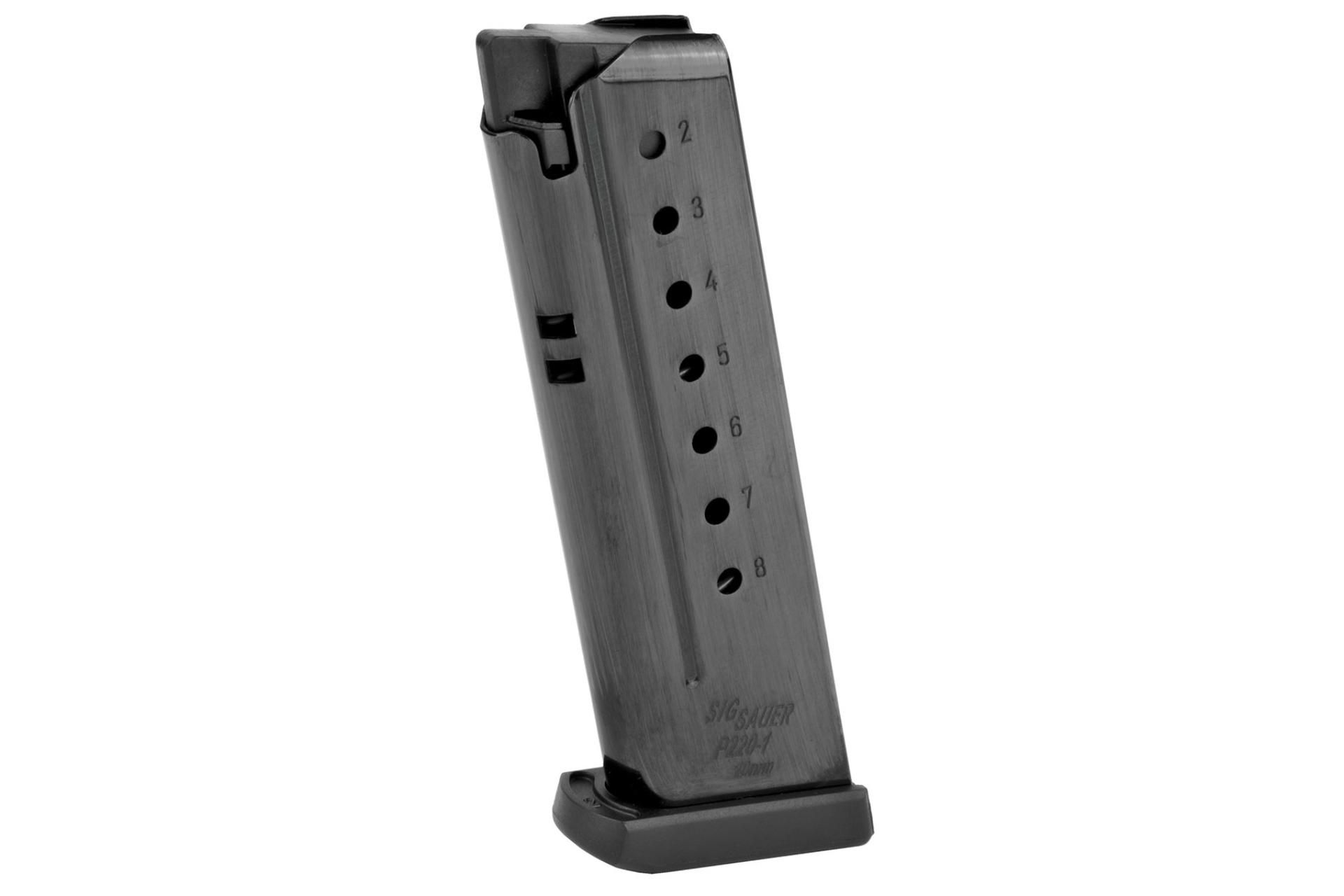 Sig Sauer, Magazine, 10MM, 8 Rounds, Fits P220, Stainless