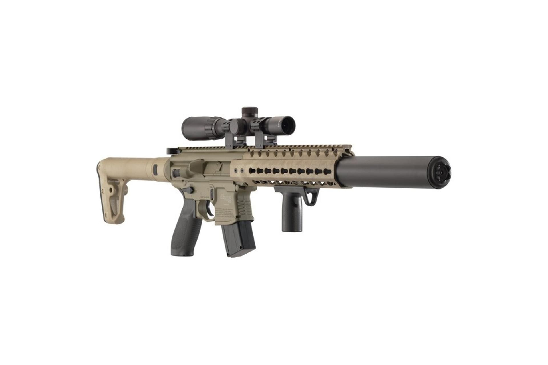 Sig Sauer MCX Air .177 CAL 88GR CO2 30-Round FDE Air-Scope-14X24WR