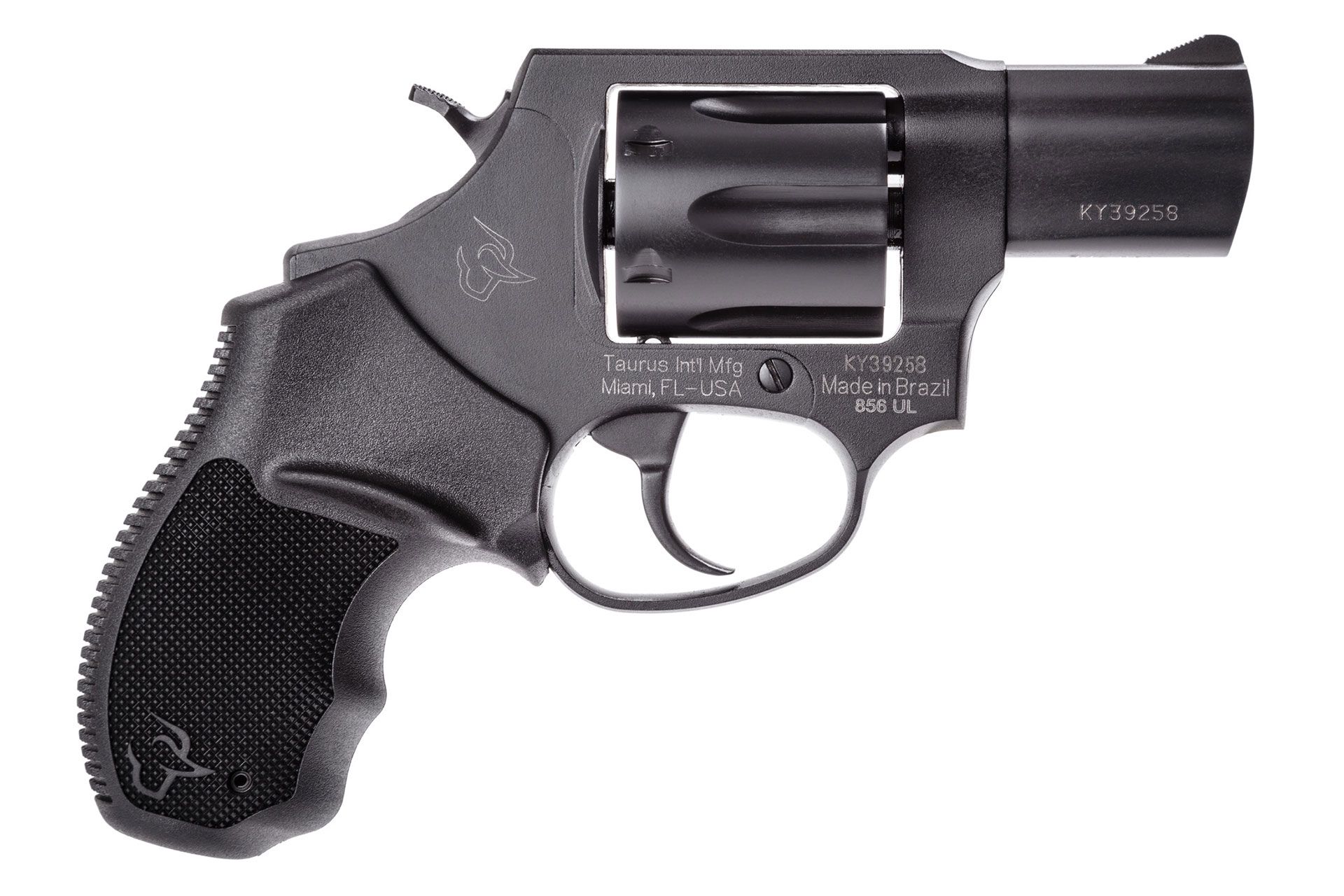 Taurus USA, 856, 38 Special +P, 2" Barrel, Steel, Matte Finish, Black, Rubber Grips, Fixed Sights, 6 Rds
