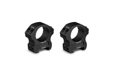 Vortex Pro Series 1 inch Rifle Scope Rings, Medium, Black