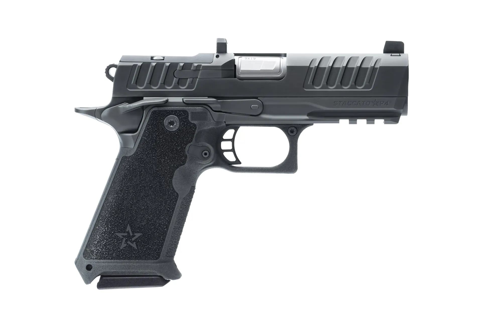 Staccato HD P4 Preferred Package 9mm 4" Semi-Auto CA Compliant Pistol - Black