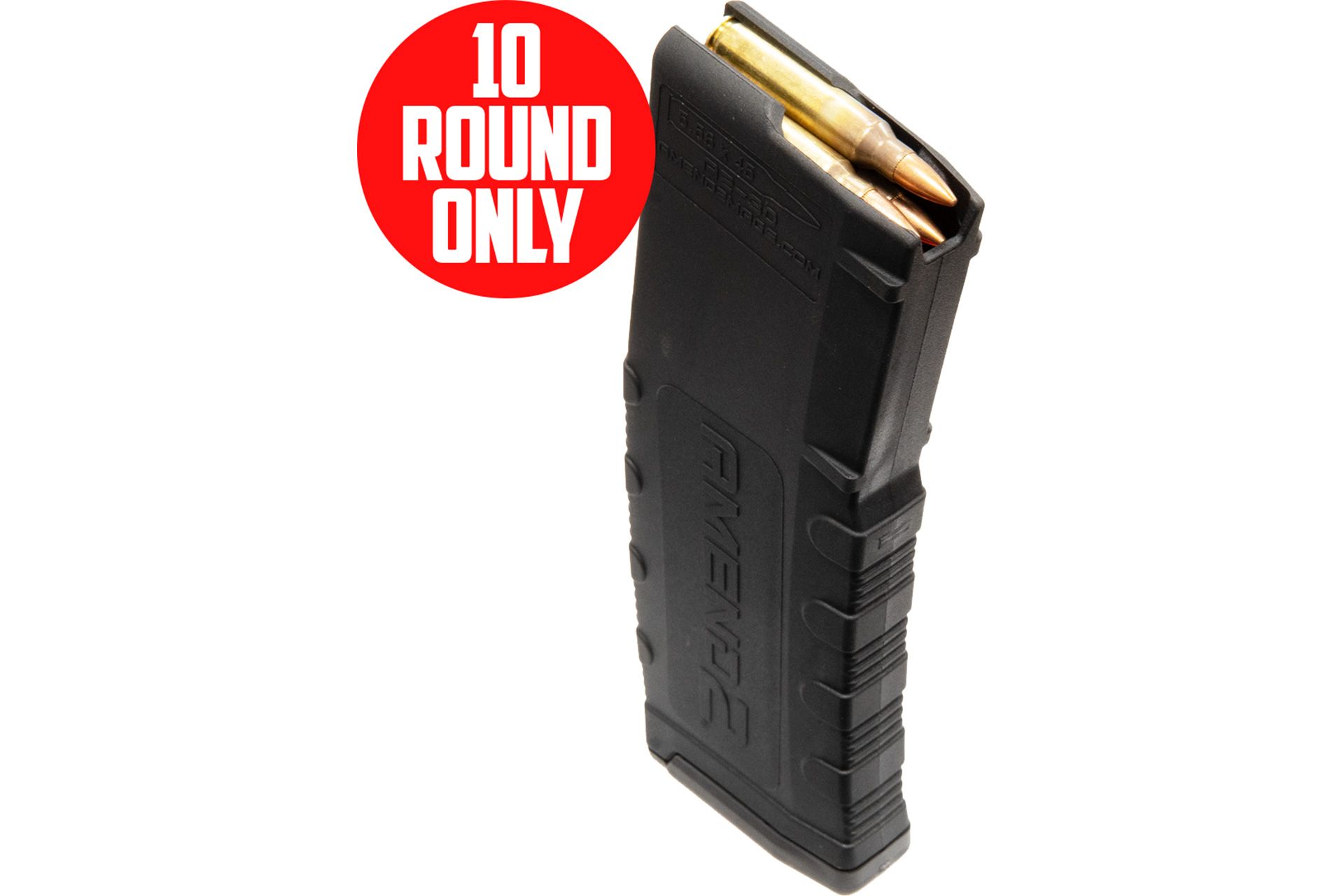 Amend2 AR-15/M4/M16 5.56x45mm NATO/.223 Remington Mod-2 Black 10/30 10-Round Magazine - Restricted State Compliant
