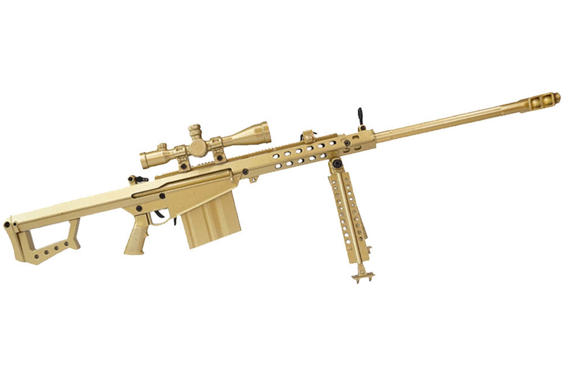 Goatguns Miniature Barrett Model 82A1 Gold