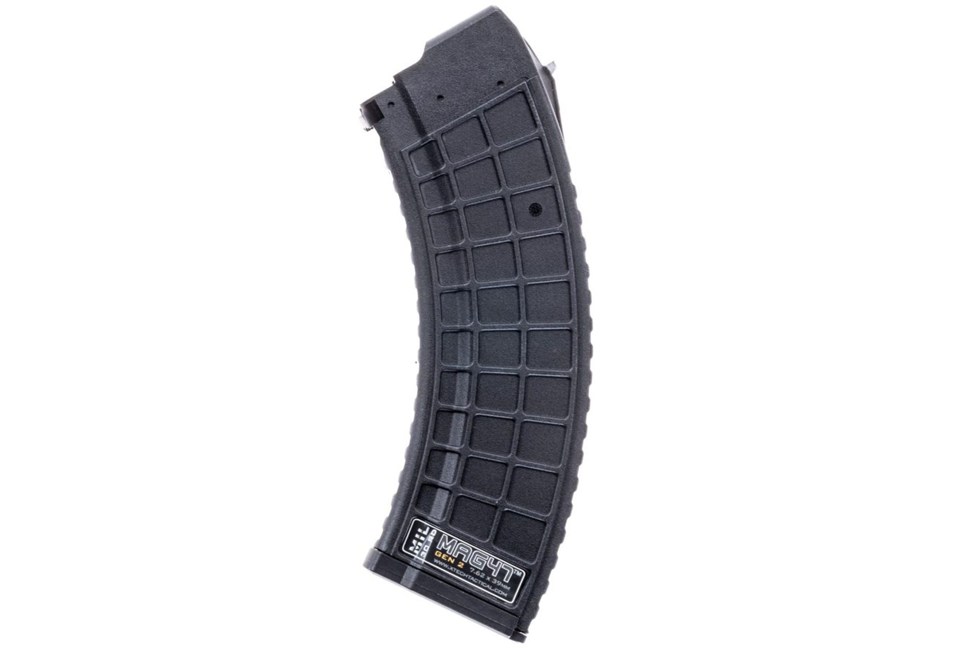 Xtech Tactical 30rd 7.62x39 AK47 Waffle Magazine Steel Reinforced Feel Lips & Lugs Solid Machined Steel Rear Lug
