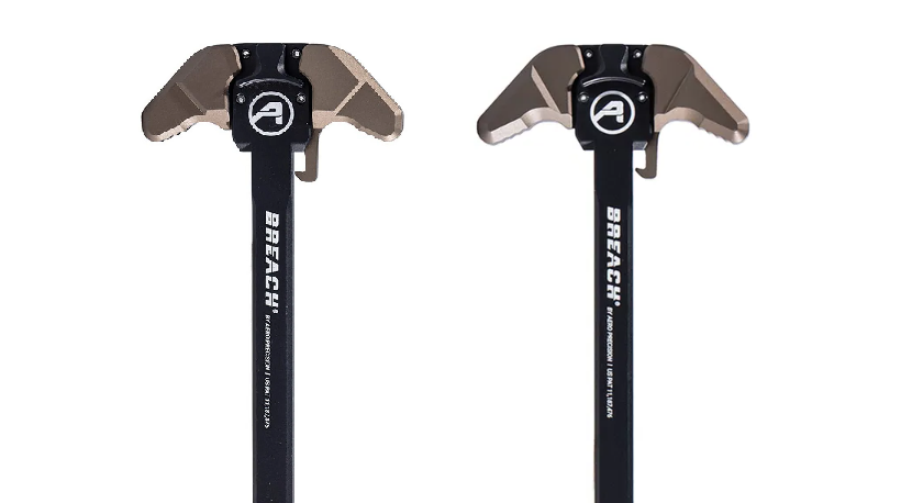 Aero Precision AR-10 Breach Ambi Charging Handle - Black/Kodiak Brown