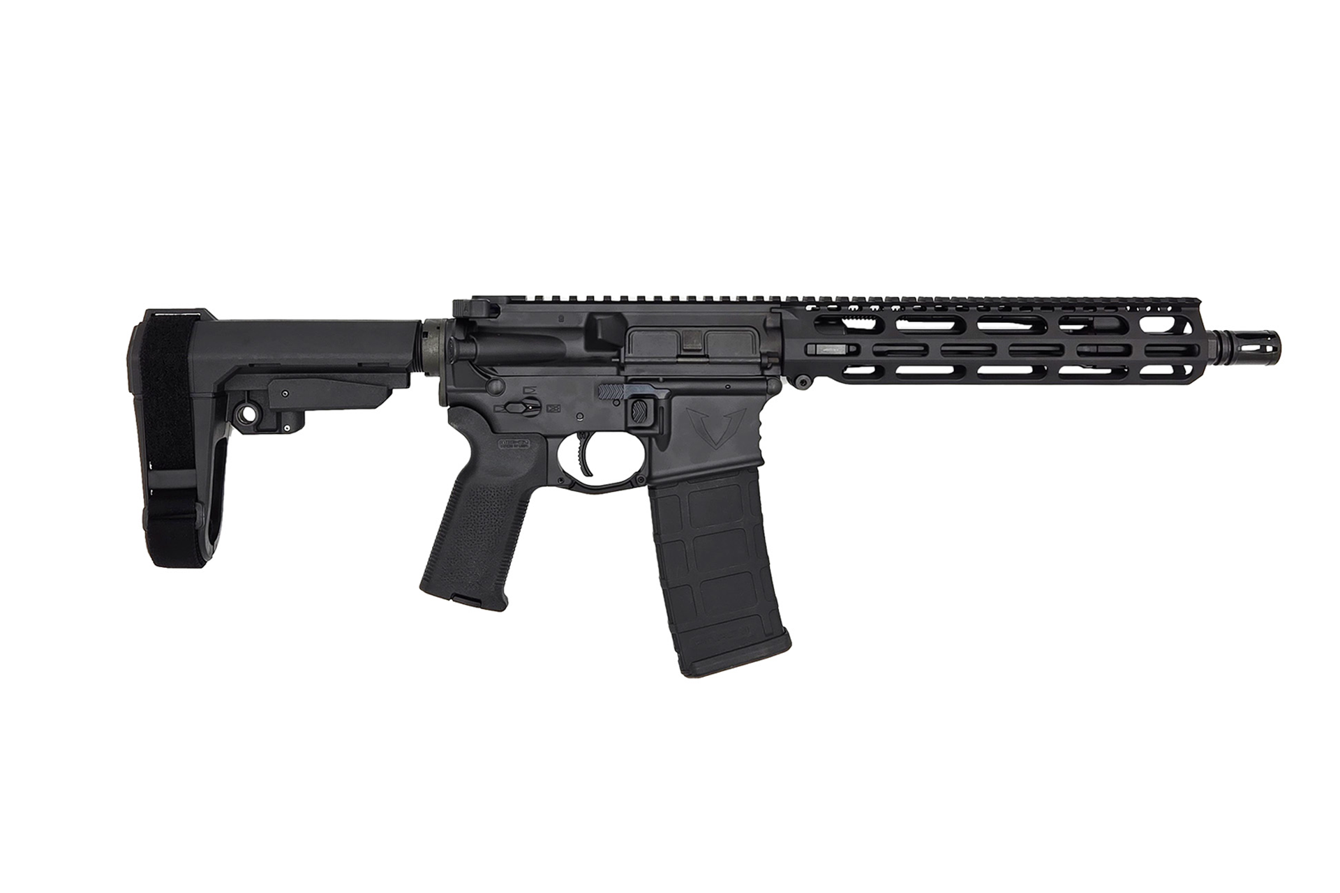 VKTR Industries VK-1 10.5" 5.56 NATO 30Rd Semi-Auto AR Pistol - Black