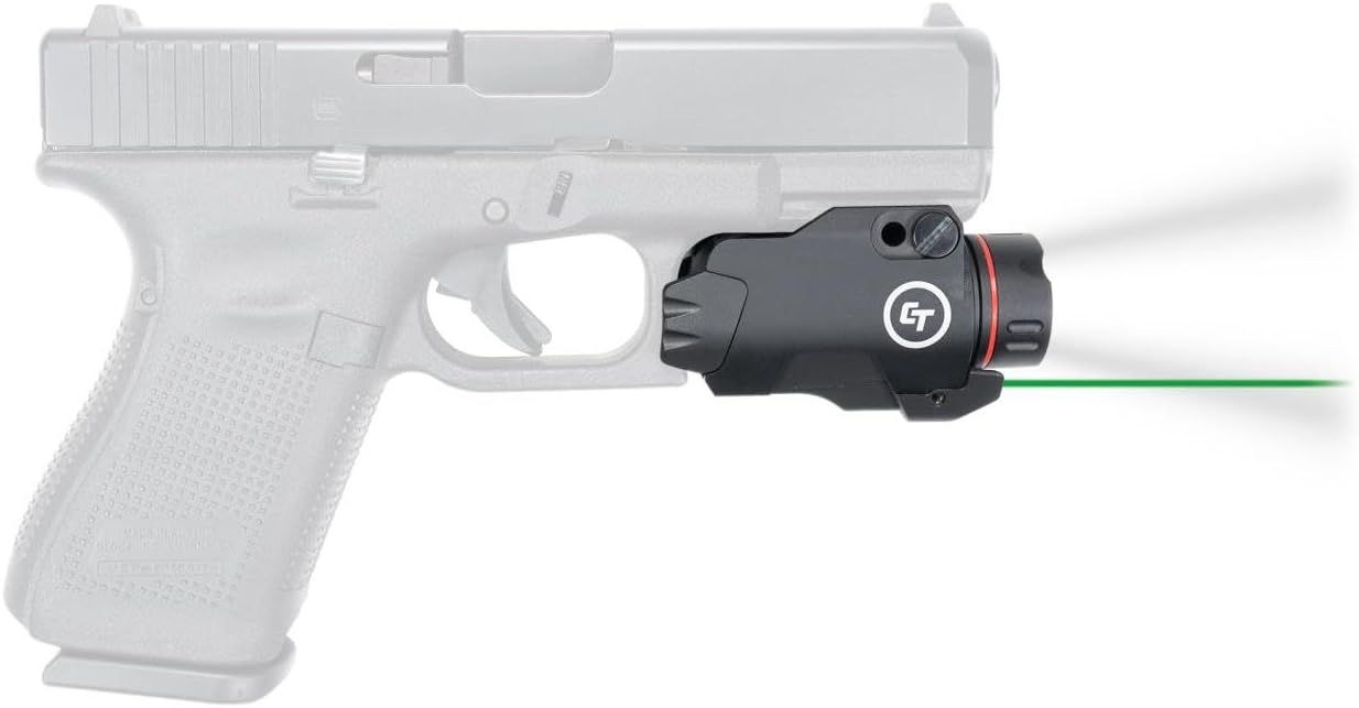 Crimson Trace Corporation, CMR-207G, Rail Master Pro Light/Green Laser, Fits M1913 Rails, Matte Finish, Black