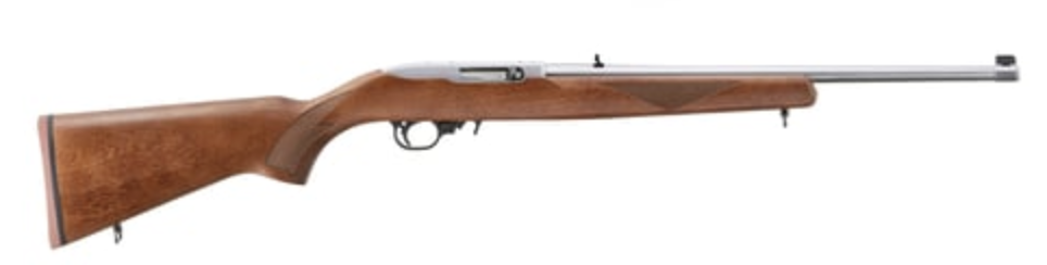 Ruger 10/22 Sporter Stainless / Walnut .22 LR 18.5" Semi-Auto Rifle
